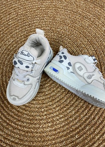 Erkek Çocuk Beyaz Yılan Desenli Sneaker - Görsel 3