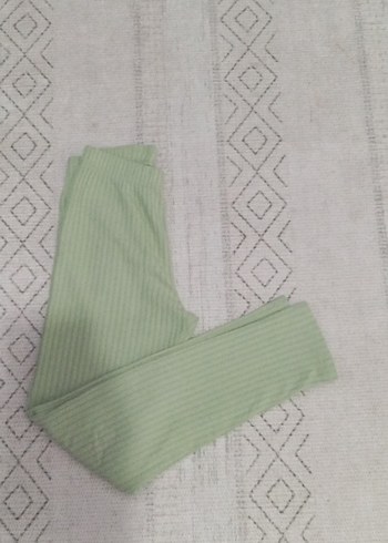 Yeşil Pilili Kız çocuk tayt - Görsel 2