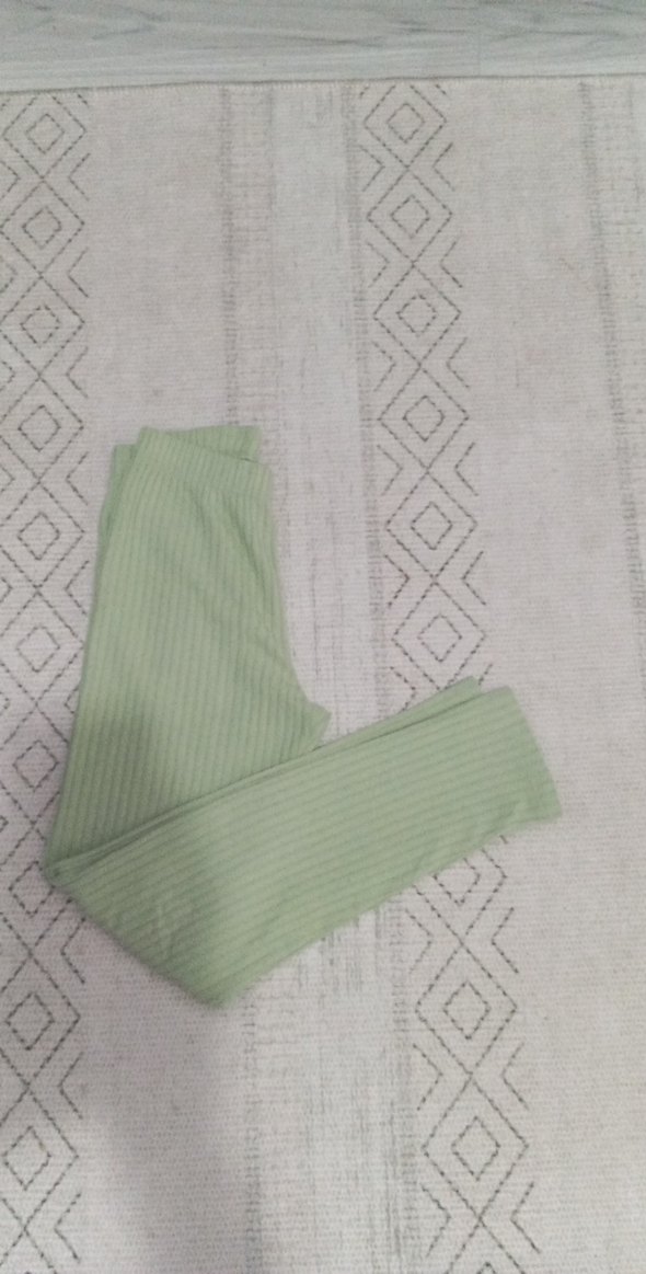 Yeşil Pilili Kız çocuk tayt - Görsel 2