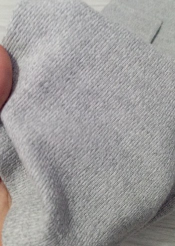 Gri rahat kesim eşofman pantolon - Görsel 3