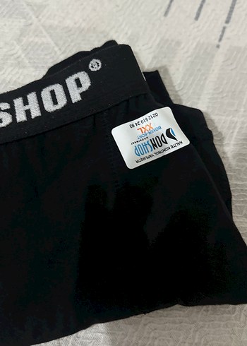 Erkek Siyah Baskılı Fitted Boxer - Görsel 4
