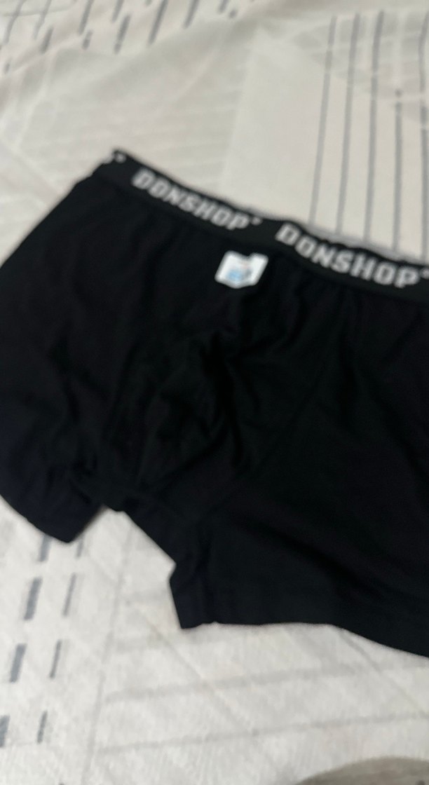 Erkek Siyah Baskılı Fitted Boxer - Görsel 2