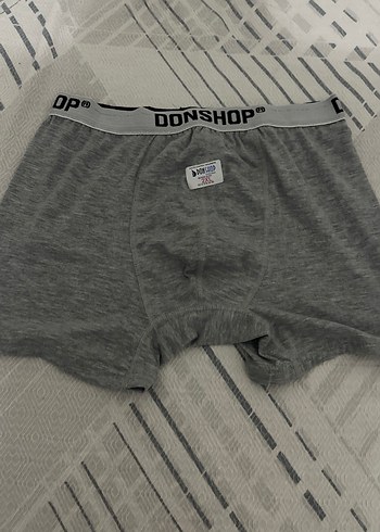 Gri Donshop Baskılı Rahat Kesim Erkek Boxer - Görsel 3