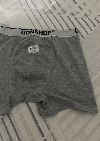 Gri Donshop Baskılı Rahat Kesim Erkek Boxer - Görsel 2
