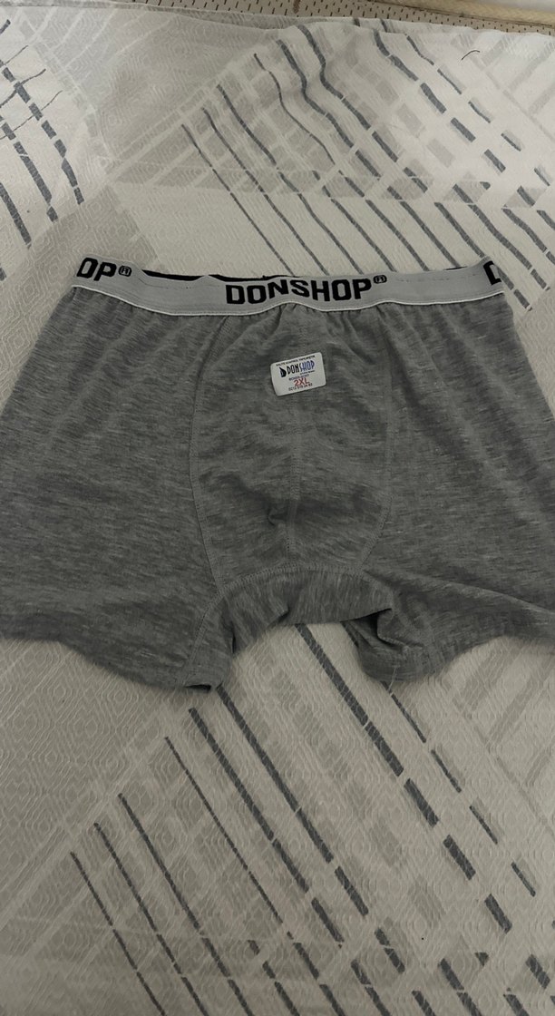 Gri Donshop Baskılı Rahat Kesim Erkek Boxer - Görsel 3