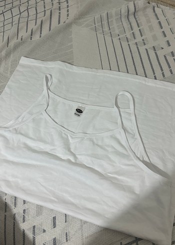 Beyaz Kolsuz Basic Kadın Atlet - Görsel 4