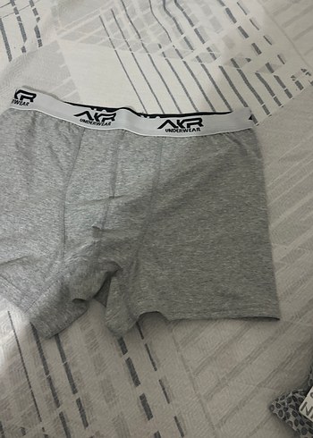 Gri Erkek Atletik Fit Boxer - Görsel 2