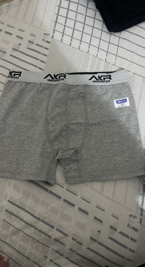 Gri Erkek Boxer AKR Marka - Görsel 3