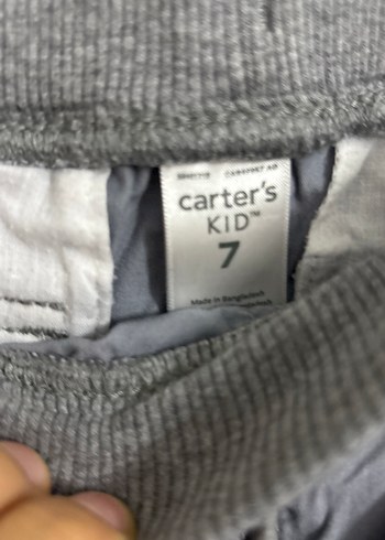 7 Yaş Beden Carters marka Gri Erkek Çocuk Şort