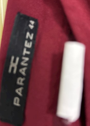 44 Beden Parantez marka Bordo geniş paça kumaş pantolon