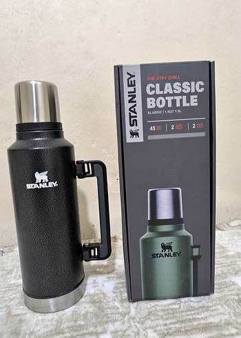 Stanley Klasik Termos Şişe - Haki-siyah - Görsel 2