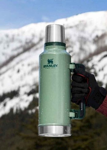 Stanley Klasik Termos Şişe - Haki-siyah - Görsel 4