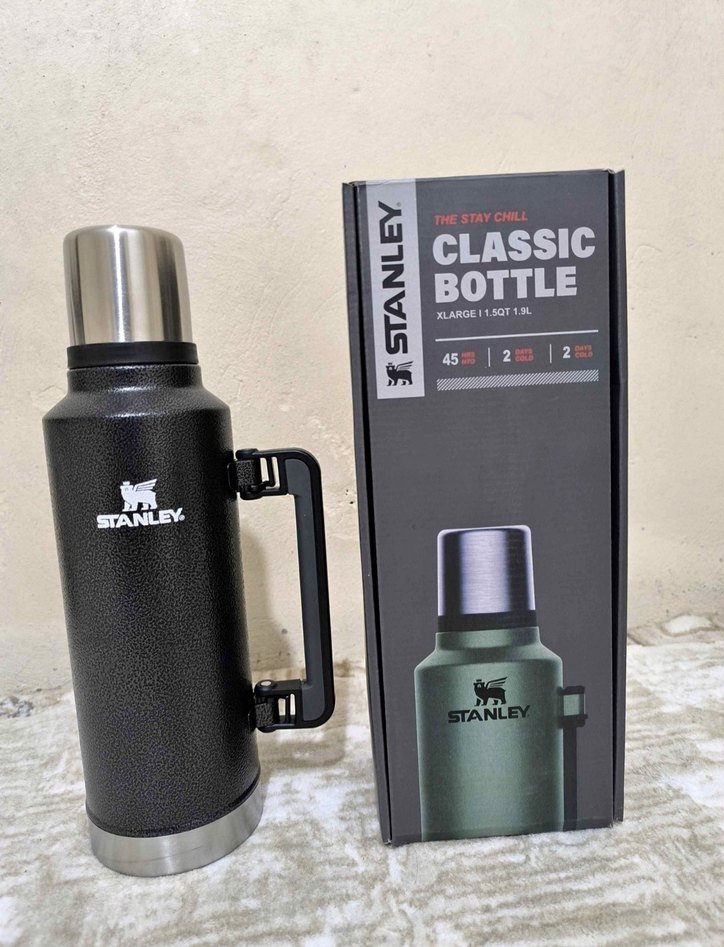 Stanley Klasik Termos Şişe - Haki-siyah - Görsel 2