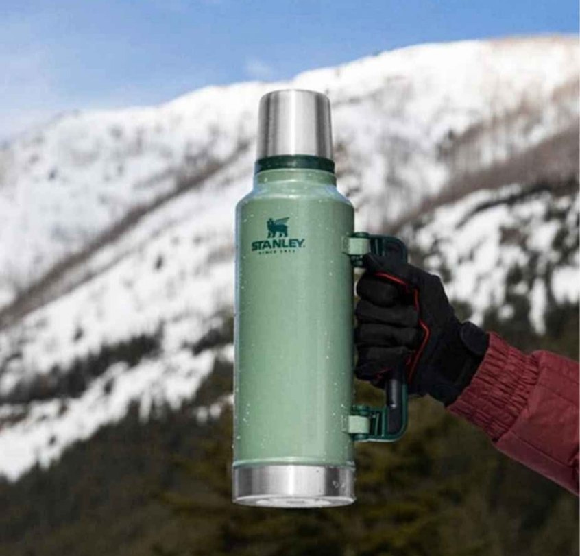 Stanley Klasik Termos Şişe - Haki-siyah - Görsel 4