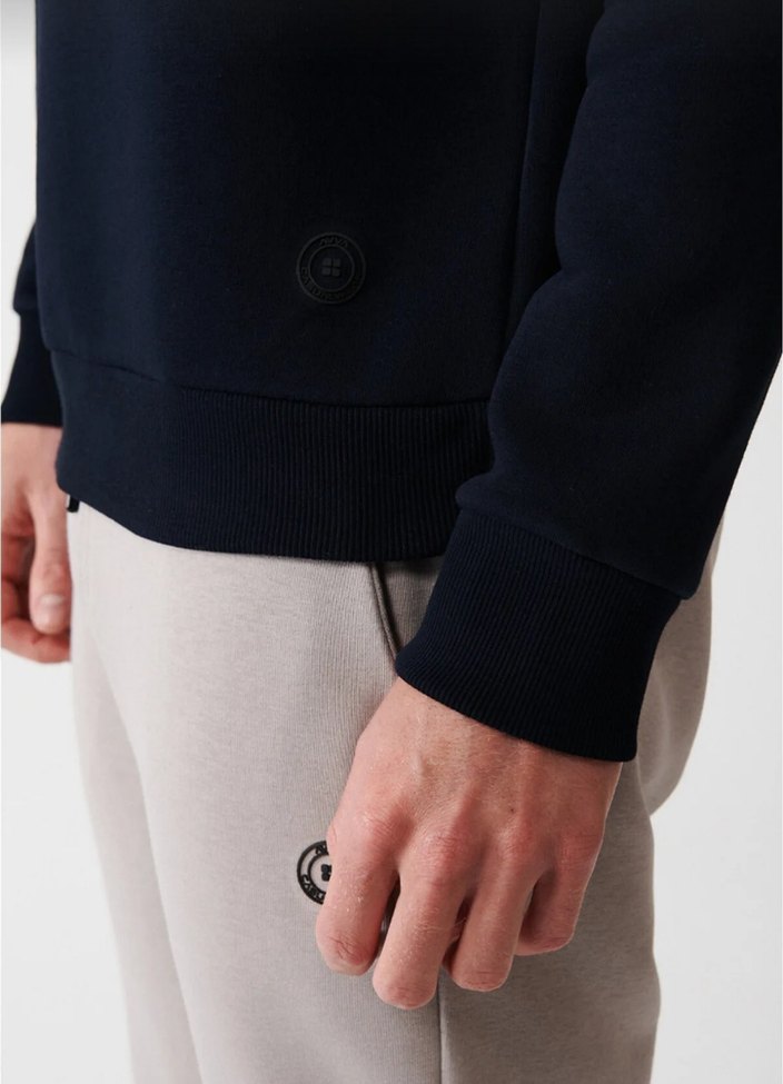 Avva Siyah Erkek Bisiklet Yaka Sweatshirt - Görsel 2