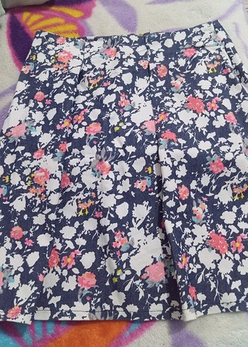 Çiçek Desenli Kadın etek - Görsel 2