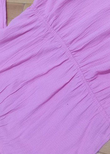 Pembe Midi Kadın Elbise - Görsel 3