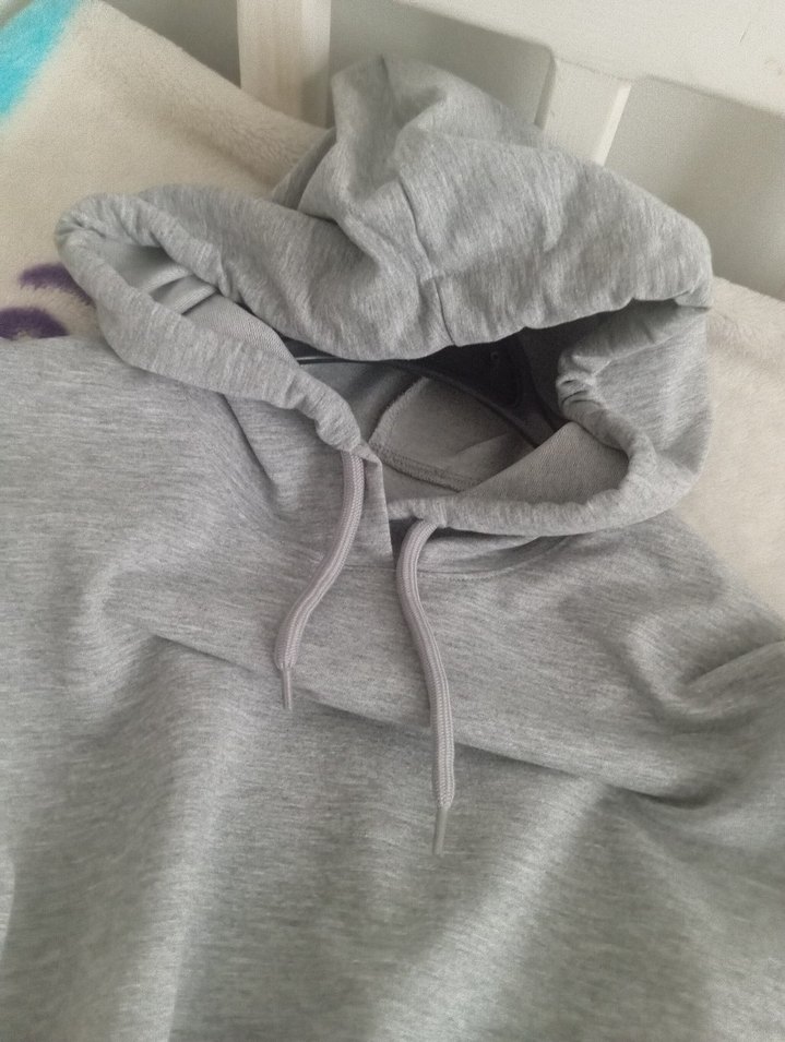 Gri Uzun Kollu  Elbise - Görsel 3