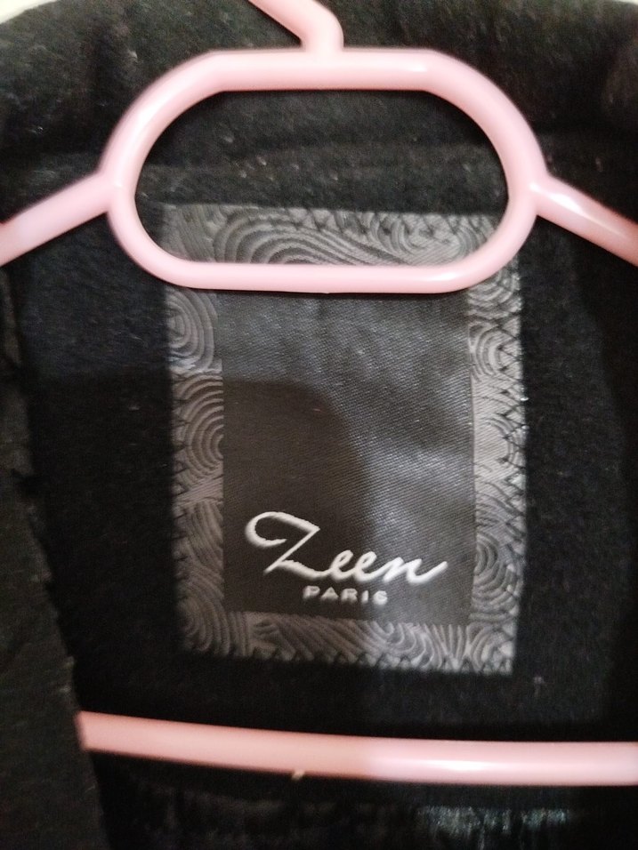 Düğmeli Siyah Midi Erkek kaban - Görsel 3