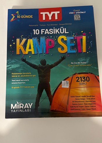 Miray Yayınları TYT Kamp Seti 10 Fasikül