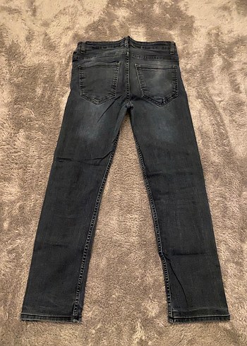 Diğer unisex mavi Yırtık Detaylı Kot Pantolon