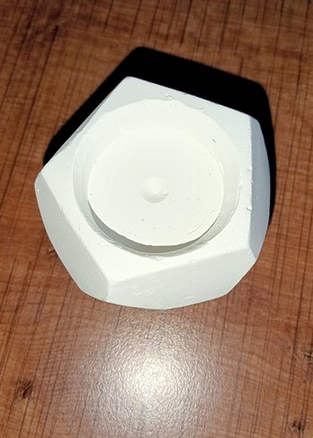 Diğer Beyaz Çokgen Dekoratif mumluk