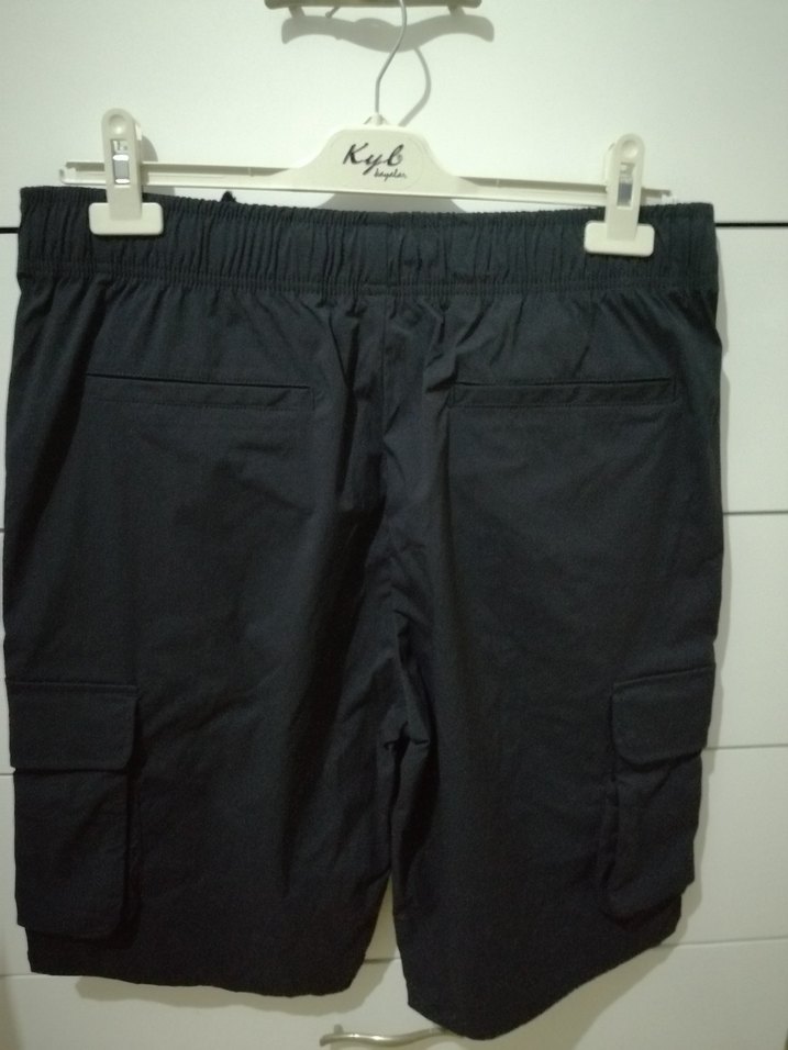 Siyah ERKEK KARGO ŞORT - Görsel 4