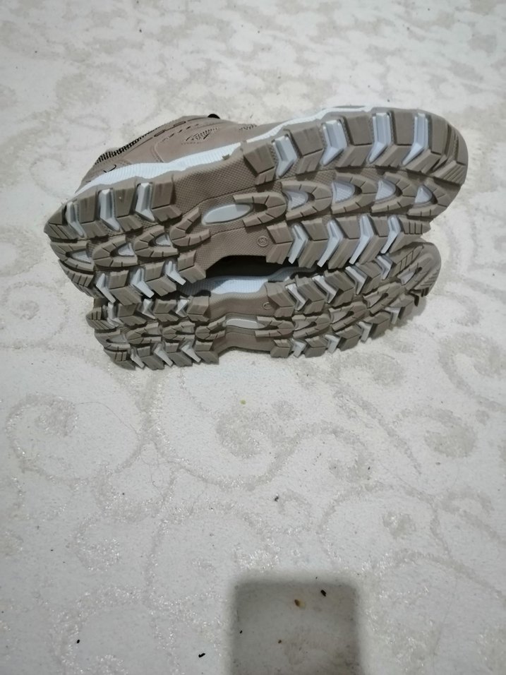 Bej Gri Yılan Desenli Bağcıklı Outdoor Ayakkabı - Görsel 4