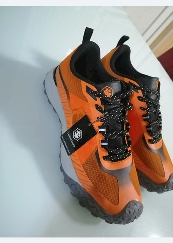 Turuncu Bağcıklı Erkek Outdoor Spor Ayakkabı - Görsel 4