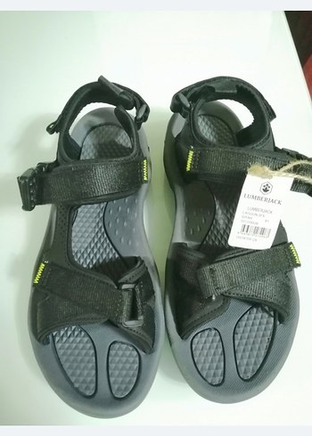 Erkek Siyah Velcro Bantlı Outdoor Sandalet - Görsel 9