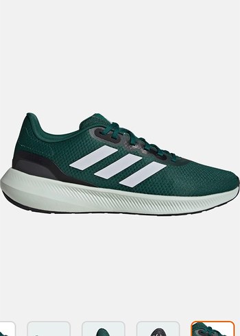 ORJİNAL Erkek Koyu Yeşil Bağcıklı Spor Ayakkabı - Görsel 3