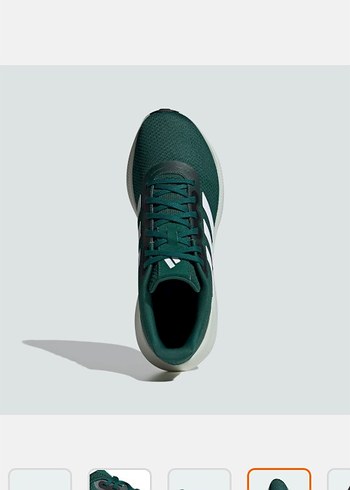 ORJİNAL Erkek Koyu Yeşil Bağcıklı Spor Ayakkabı - Görsel 5