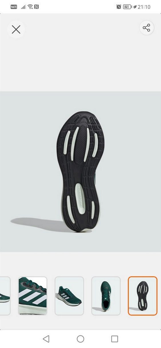 ORJİNAL Erkek Koyu Yeşil Bağcıklı Spor Ayakkabı - Görsel 4