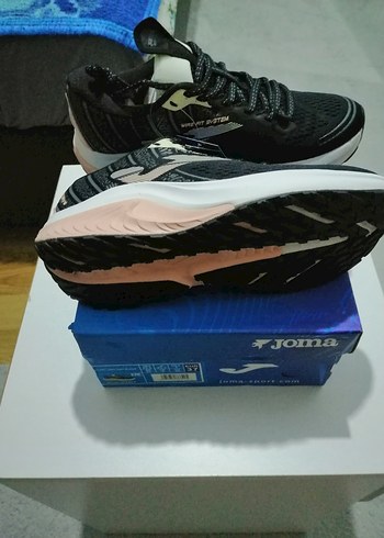 Joma Siyah Baskılı Bağcıklı Spor Kadın Sneakers - Görsel 5