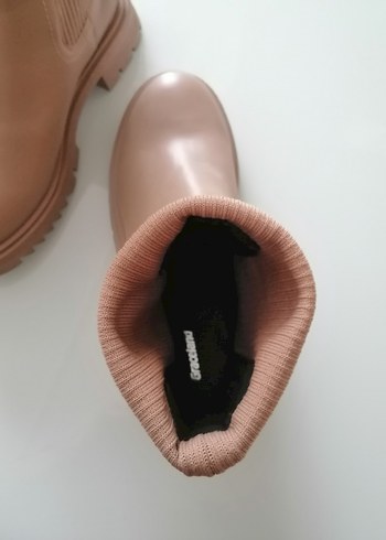 BEJ ÇORAPLI BAYAN BOT 40 NUMARA - Görsel 3