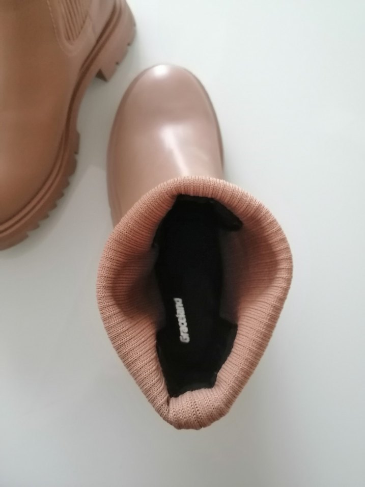 BEJ ÇORAPLI BAYAN BOT 40 NUMARA - Görsel 3