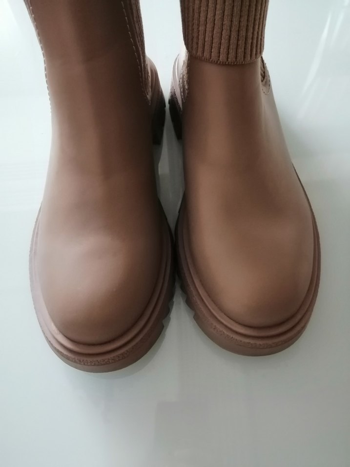 BEJ ÇORAPLI BAYAN BOT 40 NUMARA - Görsel 5