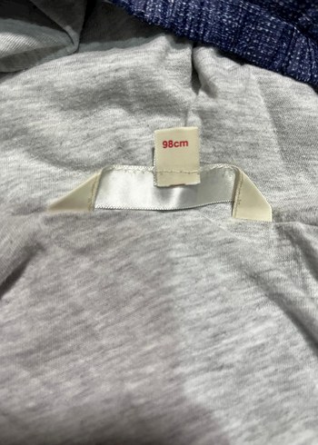 Erkek Çocuk Kapüşonlu Nakışlı Denim Yağmurluk - Görsel 6