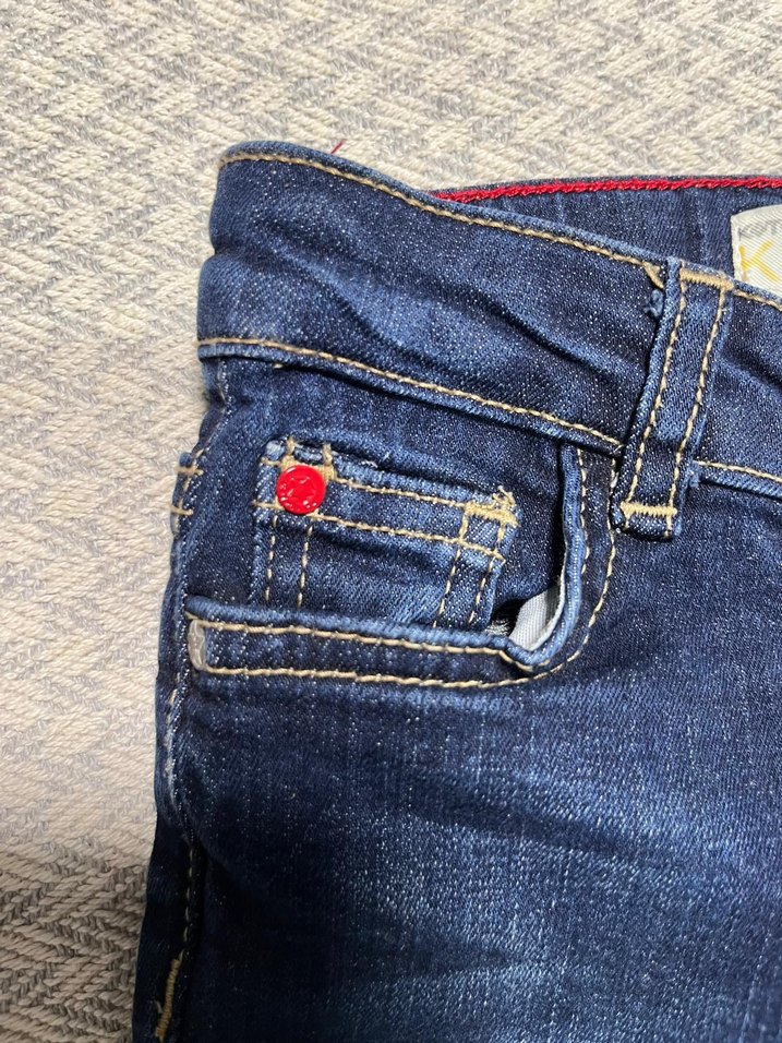 Erkek Çocuk Mavi Denim Pantolon - Görsel 3