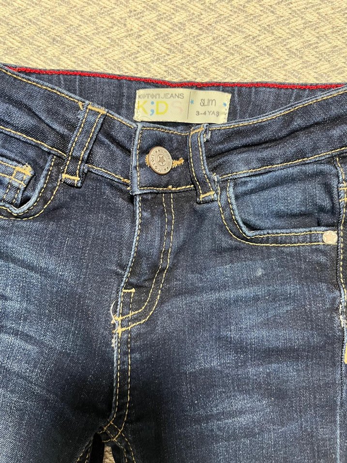 Erkek Çocuk Mavi Denim Pantolon - Görsel 2