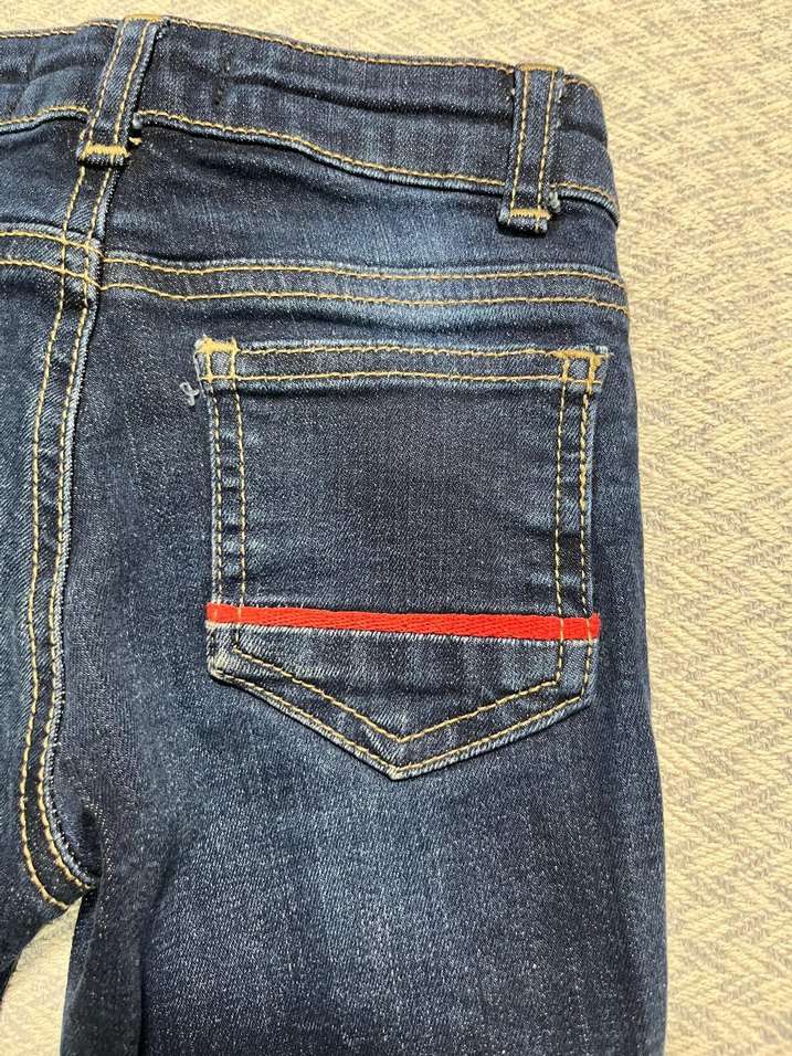 Erkek Çocuk Mavi Denim Pantolon - Görsel 5