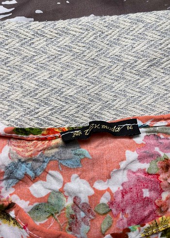 Çiçek Desenli Bohem Kadın Uzun Tunik - Görsel 6