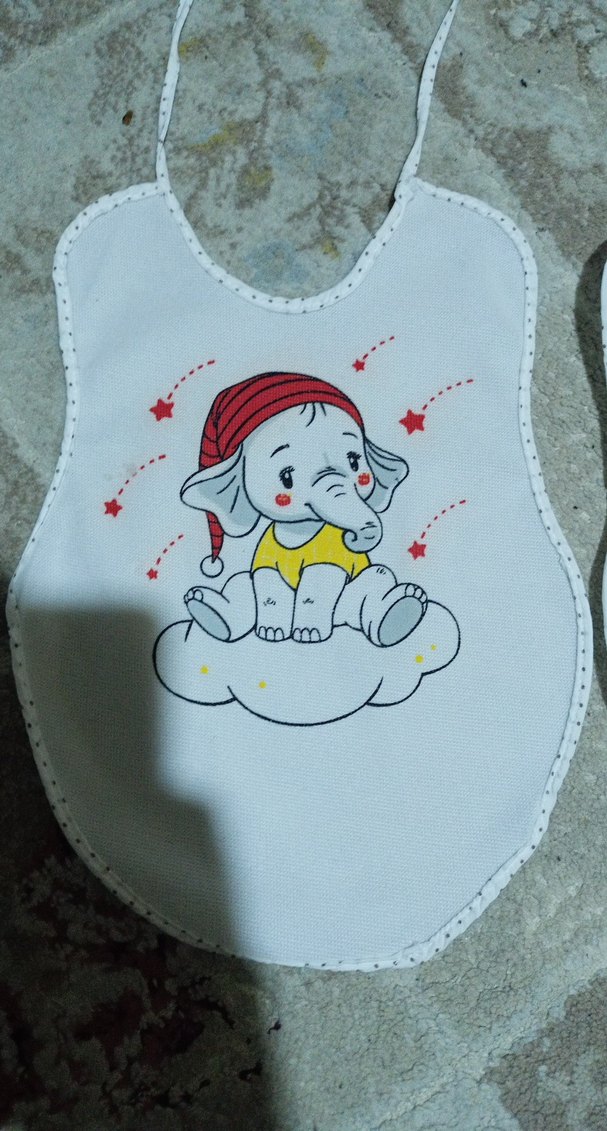 Renkli Baskılı Beyaz Bebek Önlüğü
5'i fiyata dahil. - Görsel 3