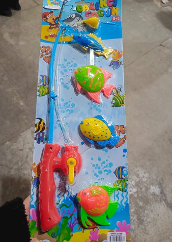 Renkli Balık Tutma Oyuncağı Seti - Görsel 2