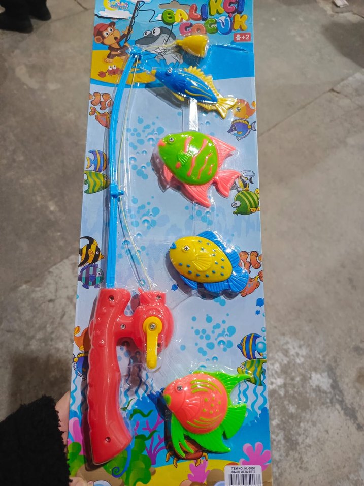 Renkli Balık Tutma Oyuncağı Seti - Görsel 2