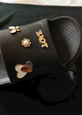 Kadın Siyah Platform Topuklu Terlikler - Görsel 3