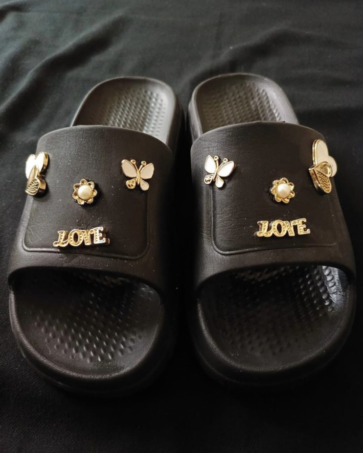 Kadın Siyah Platform Topuklu Terlikler - Görsel 2