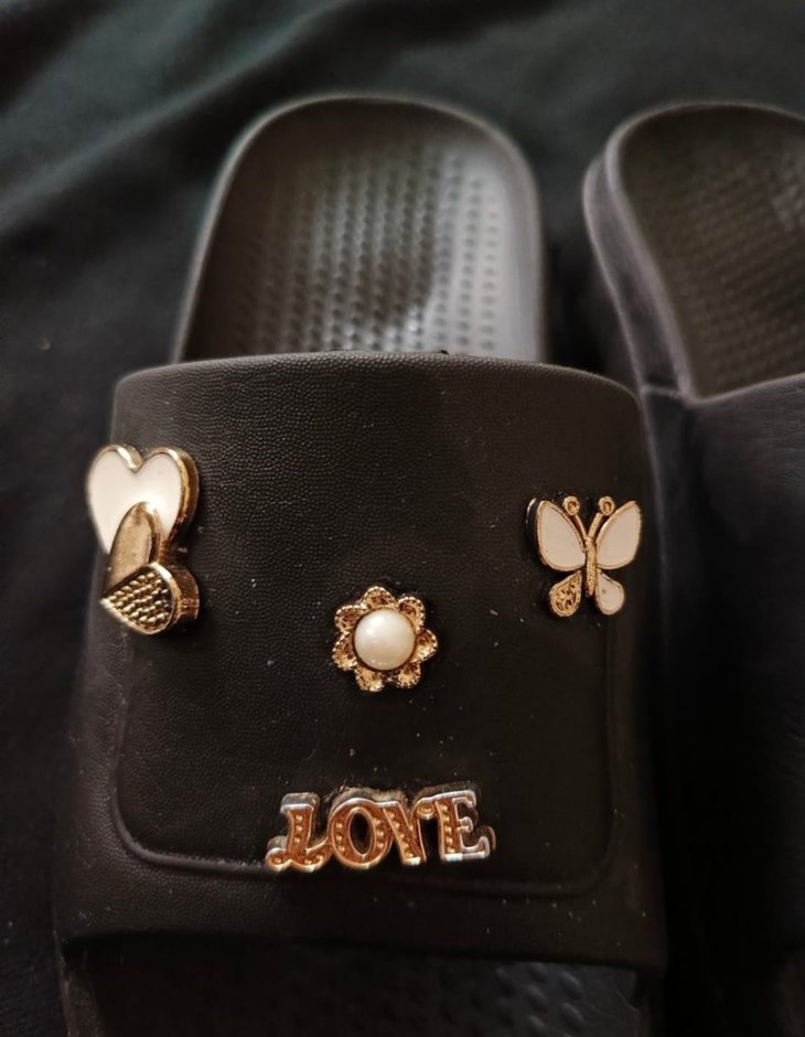 Kadın Siyah Platform Topuklu Terlikler - Görsel 4