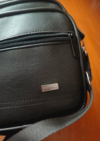 Siyah Fermuarlı Erkek Omuz Çantası - Görsel 4