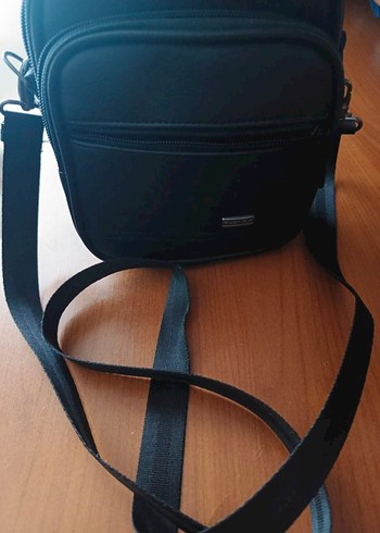 Siyah Fermuarlı Erkek Omuz Çantası - Görsel 6